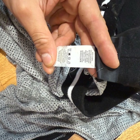 Andrew Christian Gray Sweatpants with Black Accents - Picture 6 of 7